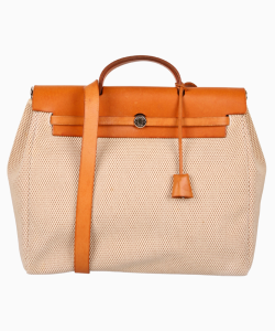 Bolsa Hermès Herbag GM 2-In-1 Canvas Off White