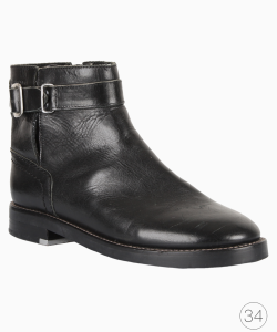 Bota See By Chloe Couro Preta