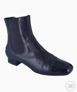 Bota Tod's Chelsea Couro Preta
