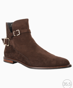 Bota TOD's Tronchetto Camurça Marrom