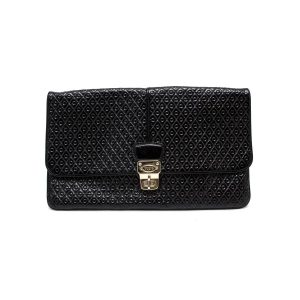 Clutch Tods Preta Verniz