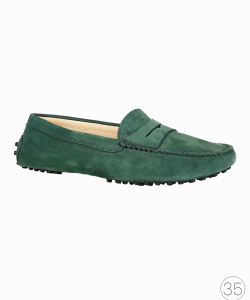 Mocassim TOD'S Camurça Verde Escuro