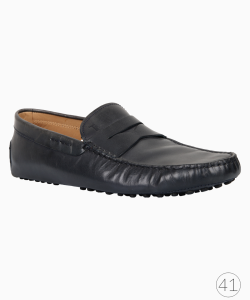 Mocassim TOD's Couro Azul Marinho