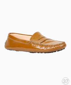 Mocassim TOD's Couro Envernizado Ocre