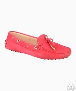 Mocassim TOD'S Couro Pink