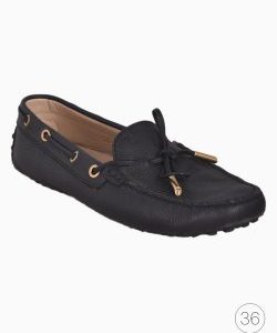 Mocassim Tod's Couro Preto