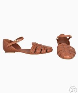 Sandália Tod's Couro Marrom
