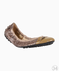 Sapatilha Tod's Couro Animal Print