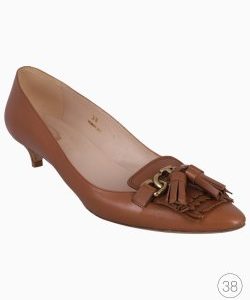 Sapato TOD'S Couro Caramelo
