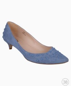 Sapato TOD'S Studs Camurça Azul