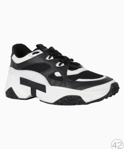 Tênis TOD's Couro Preto e Branco