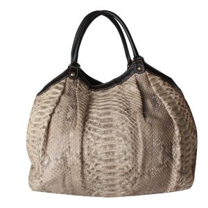 Bolsa Tote Gucci de Pyton Bege