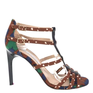 Sandália Diane von Furstenberg Tecido Estampado