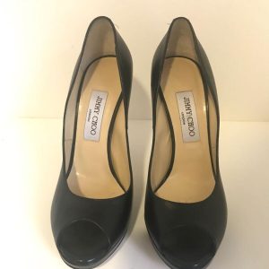 Sandalia Jimmy Choo preto sola 39