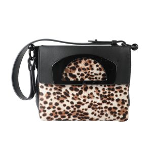 Bolsa Louboutin Feixo Acrilico Couro Preto