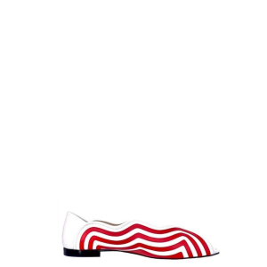 Sapato Fendi Vermelho e Branco Tam 40