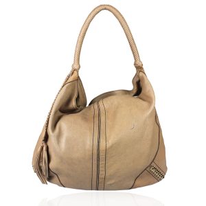 Bolsa Roberto Cavalli Couro Caramelo