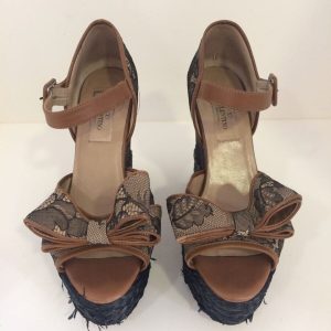 Sandalia Valentino renda sola 36