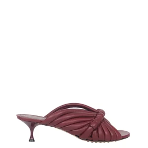 Mule Bottega Veneta Vinho Tam 38 Br