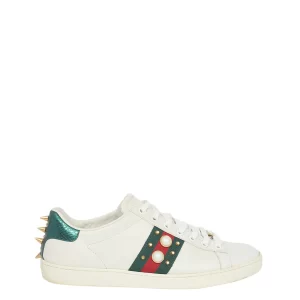 Tênis Gucci Ace Studded Tam 37 BR