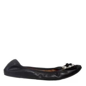 Sapatilha Salvatore Ferragamo Couro Preta