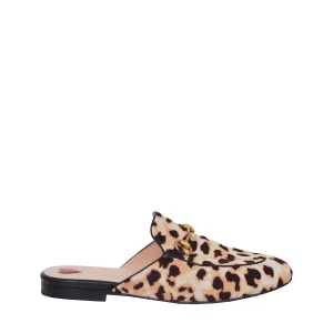 Mule Gucci Princetown Horsebit Animal Print Tam 355 Br