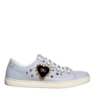 Tênis Dolce & Gabbana Devotion Couro Azul