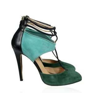Sapato Aquazzura Camurça Verde