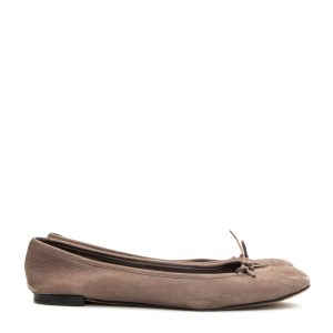 Sapatilha Gucci Couro Cinza