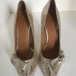 Scarpin Isabel Marant dourado sola 40