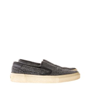 Slip on Saint Laurent de Tecido Cinza