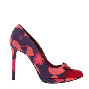 Sapato Lanvin Pump Corações Vermelho