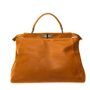 Bolsa Fendi Peekaboo Caramelo