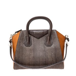 Bolsa Givenchy Antigona Couro Exótico Marrom