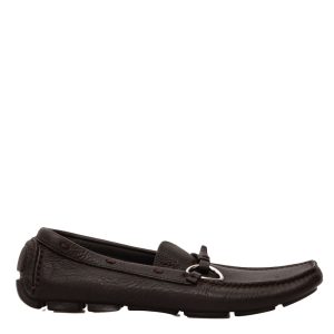 Mocassim Prada Círculo Couro Marrom