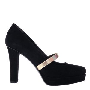 Sapato de Salto Gucci Camurça Preto