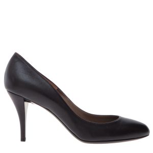 Sapato de Salto Emporio Armani Couro Marrom