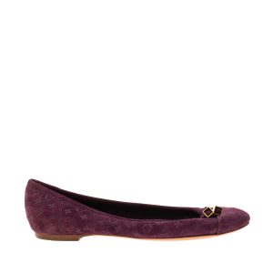 Sapatilha Louis Vuitton Camurça Monograma Roxa