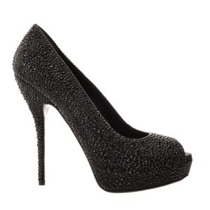Peep Toe Gucci Sofia Etoile Preto