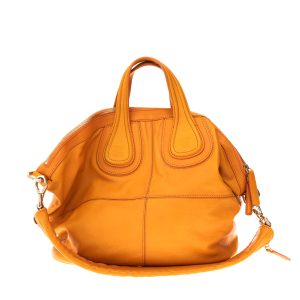 Bolsa Givenchy Nightigale Couro Laranja