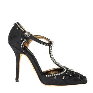 Scarpin Dolce & Gabbana Bordado Preto