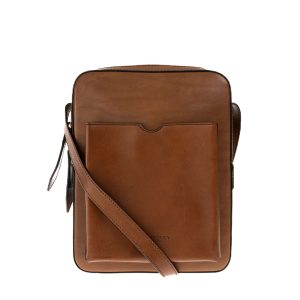 Bolsa Burberry Messenger Couro Caramelo