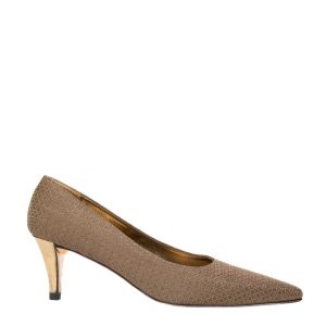 Scarpin Salvatore Ferragamo Estampa Gancini