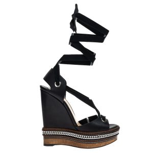 Anabela Christian Louboutin Tribuli Preta