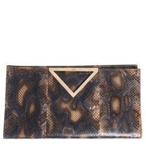 Bolsa Clutch Valentino Garavani Couro Exótico