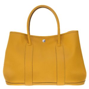 Bolsa Hermès Garden Party 36 Amarela