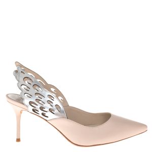 Sapato Sophia Webster Sling Back Evangeline Asas Creme