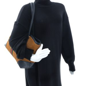 Bolsa Gucci Tote Ophidia Rafia