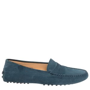 Mocassim Tod's Driver Camurça Azul