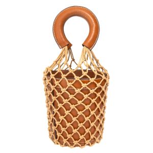 Bolsa Staud Bucket Marrom